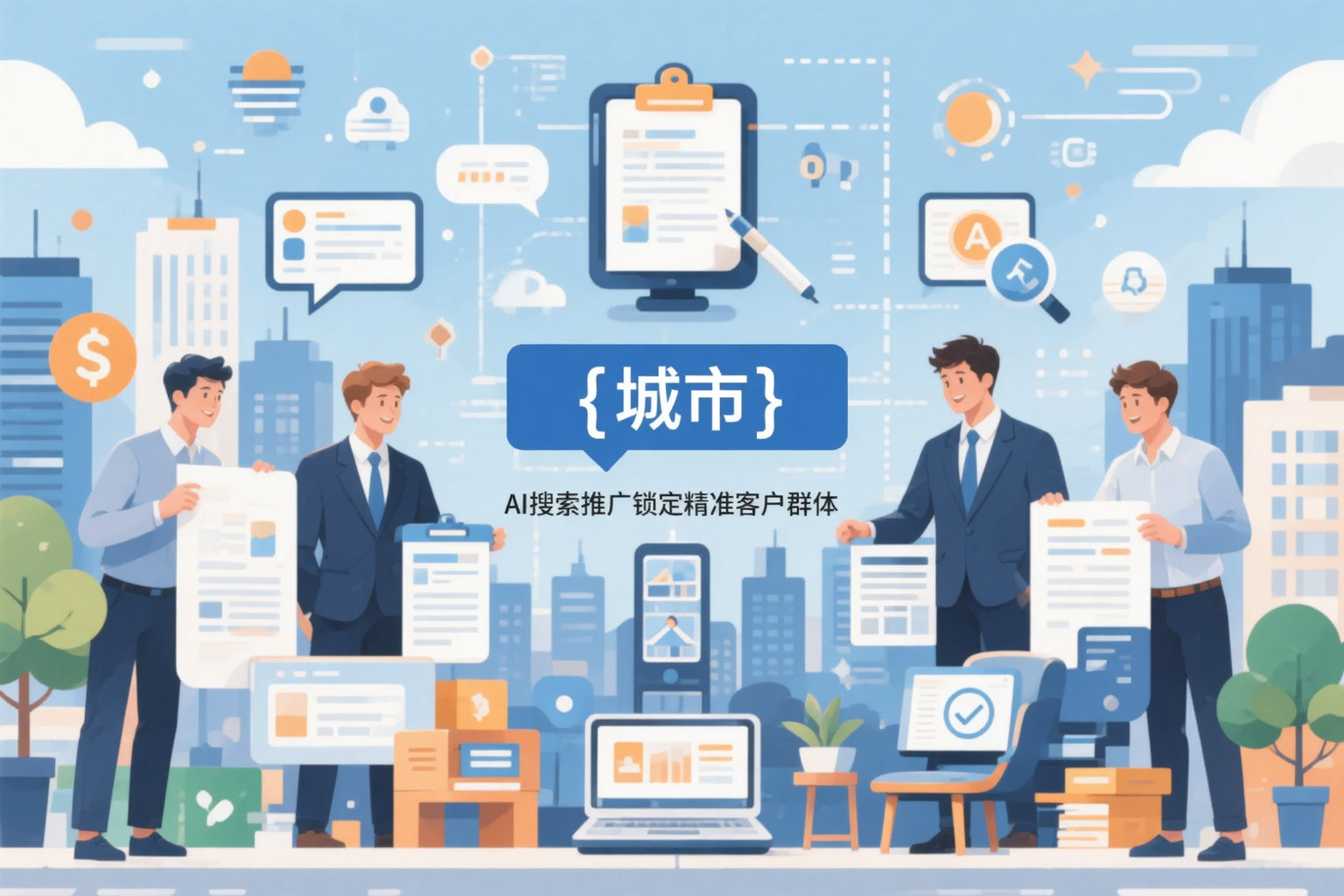 公司如何用AI搜索推广锁定精准客户群体