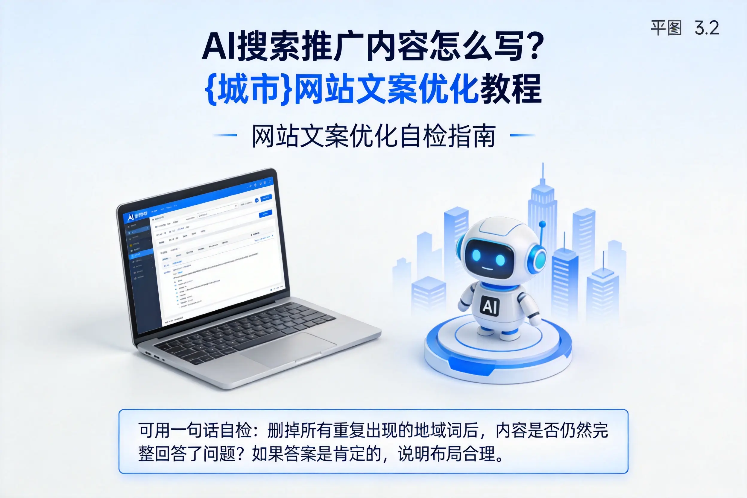 AI搜索推广内容怎么写？网站文案优化教程