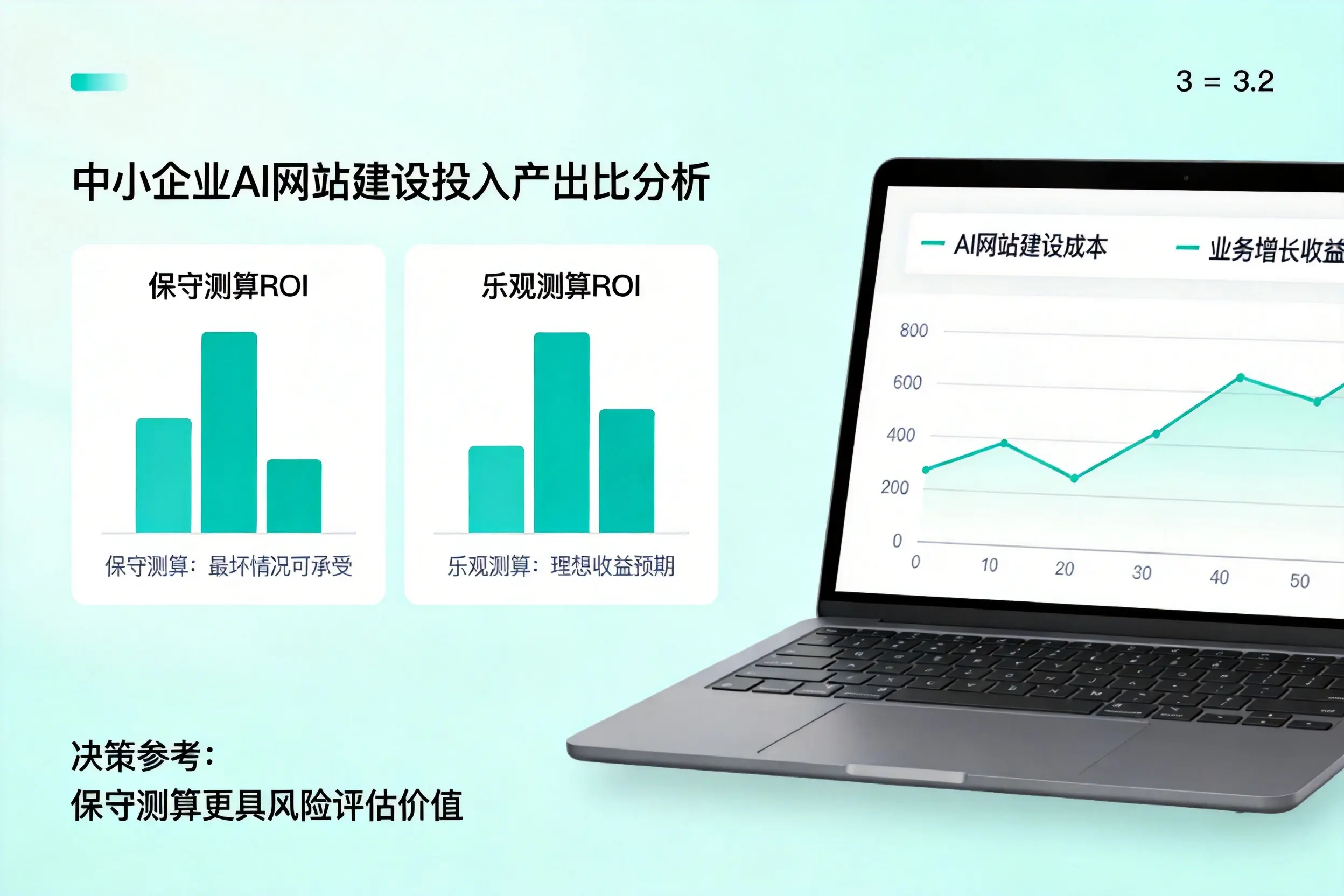 中小企业AI网站建设投入产出比怎么算?先看这份分析