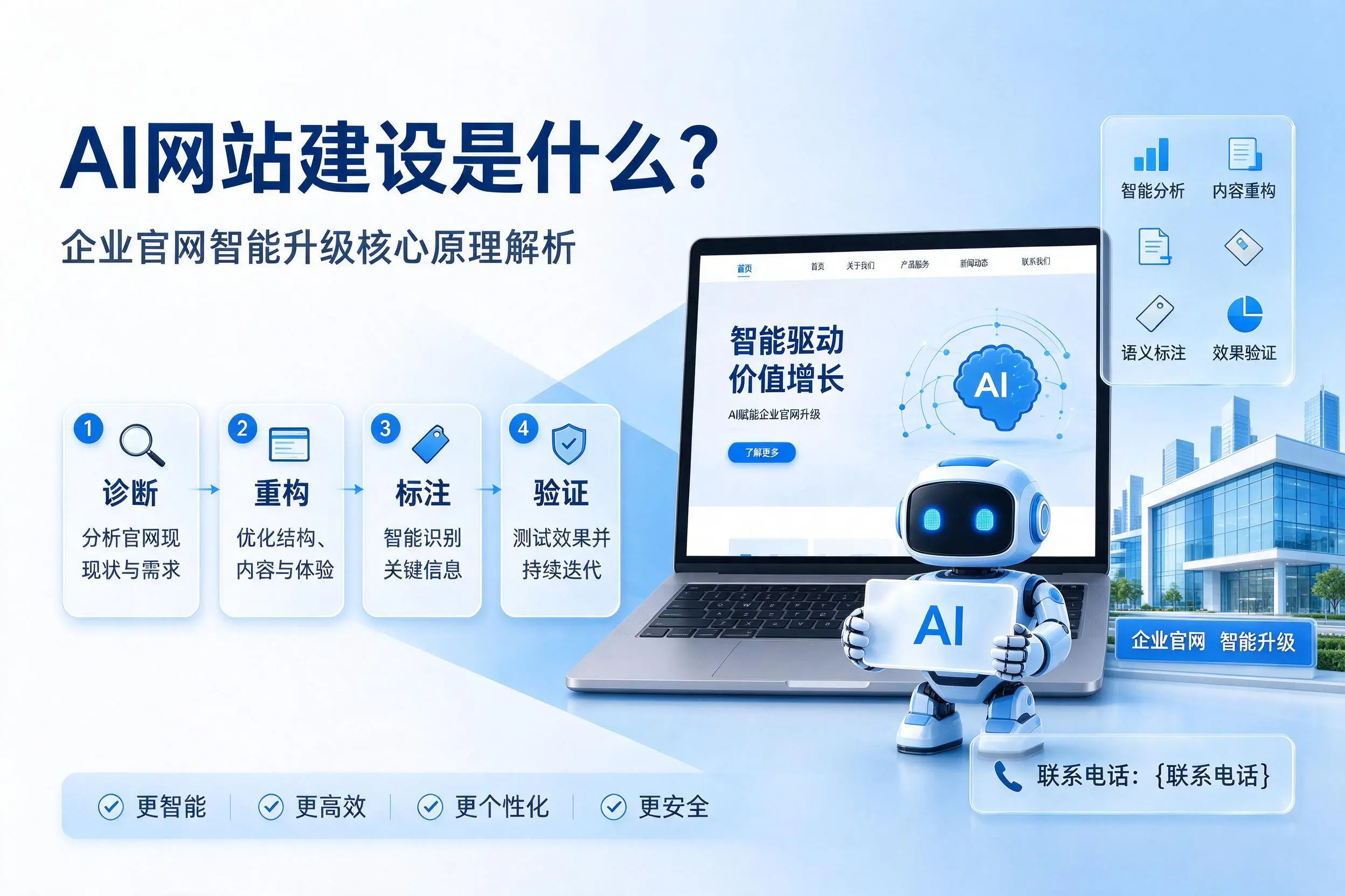 AI网站建设是什么？新疆企业官网智能升级核心原理解析